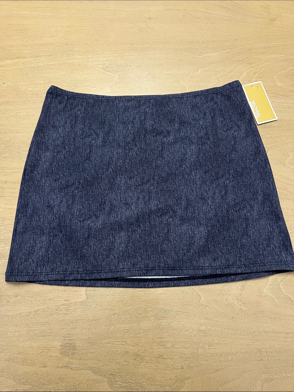 Michael Kors Dark Navy Denim Mini Skirt